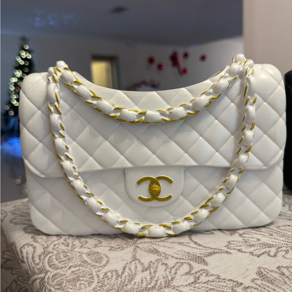 Designer bag vase